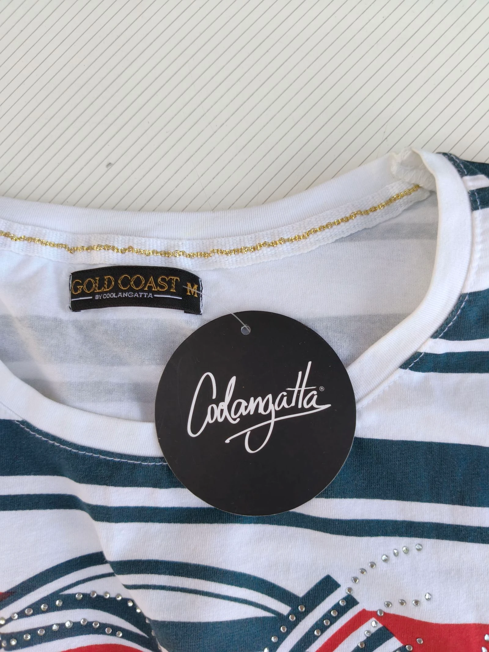 T-shirt Marinier à Rayures avec Imprimé Navy – photo 6